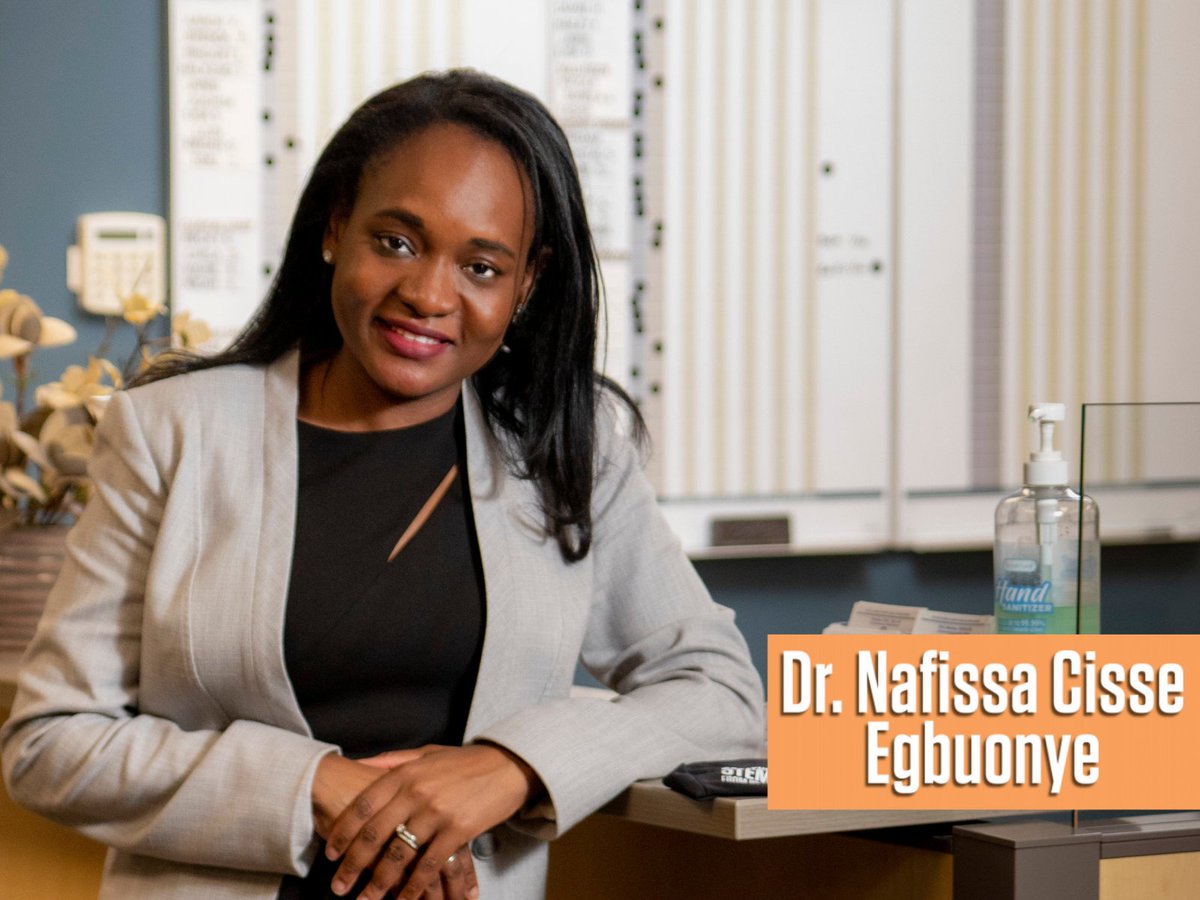 IowaSTEM's tweet photo. Dr. Nafissa Cisse Egbuonye sees the impact of STEM every day. From navigating a pandemic to making sure local drinking water remains safe, she uses #STEMskills as the director of public health for @BHCHD.
Learn more on our latest #STEMGEM poster ๐ https://t.co/gitp9wVWVP https://t.co/Z3ZZ9QPjD1