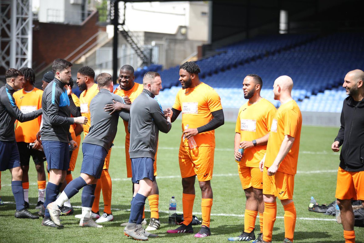 PalaceForLife's tweet photo. 🏟 Today we hosted members of the community and @MPSCroydon at Selhurst Park in a match to celebrate a year of partnership across Croydon 🙌

👇 | @CPFC 

https://t.co/wZ2oxPhUrk https://t.co/ZRQlaSooQl