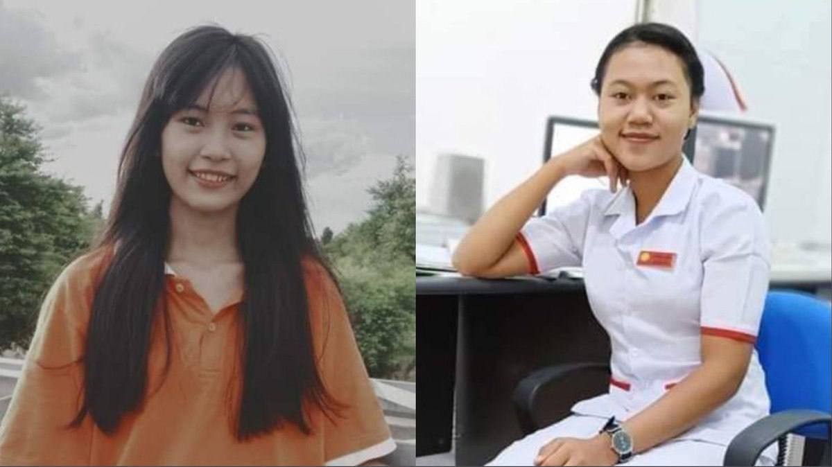In Kamma, terrorist(SAC) abducted these two women and a man for no apparent reason.
#WhatsHappeningInMyanmar 
#May25Coup 
#DeclineSACEdu