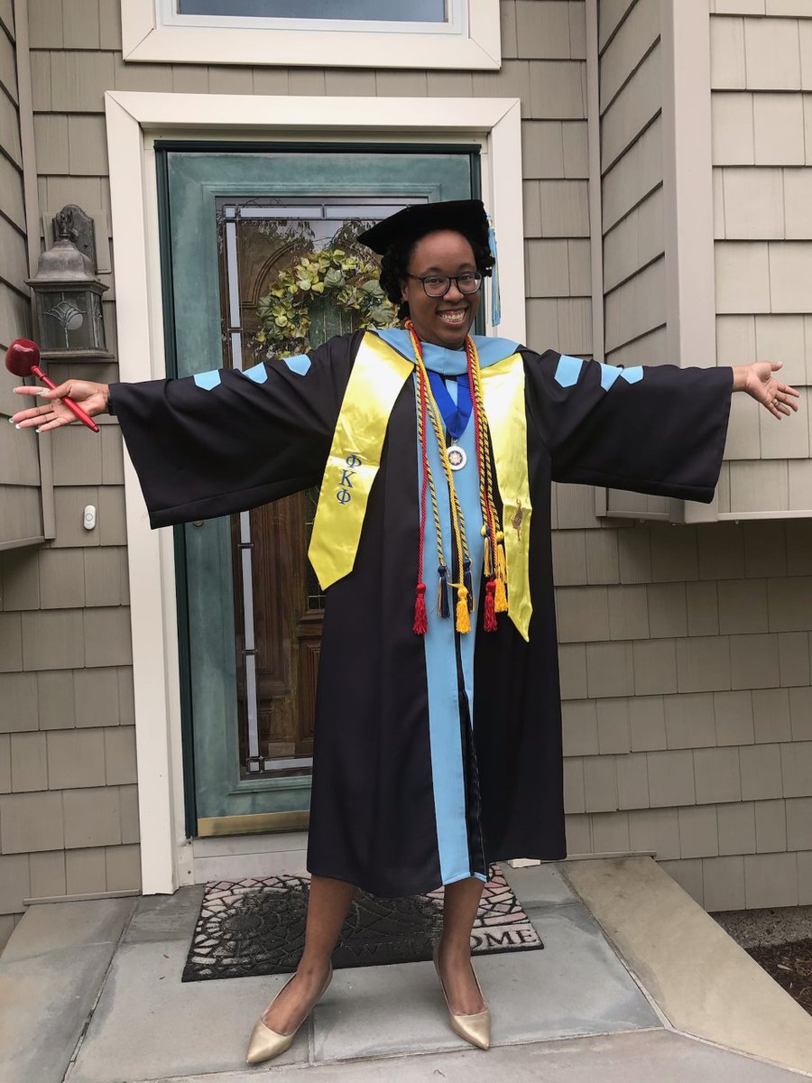 TSTTHQ's tweet photo. LèTanya Lawrence, our 6th TSTT Trailblazer, earns a Doctorate Degree! Congratulations, Dr. Lawrence! 🥳👏❤ https://t.co/O7p4YFGyFm