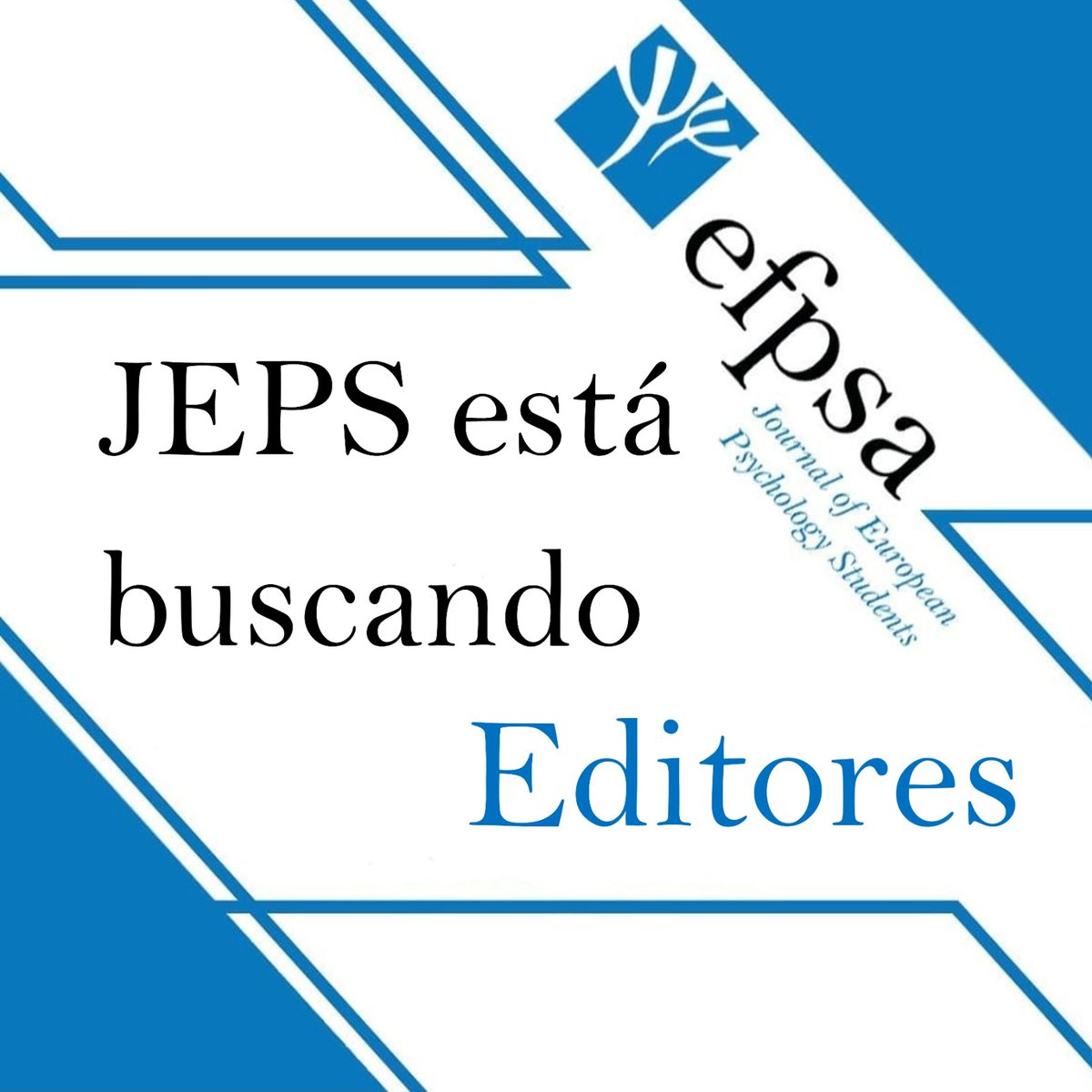 EfpsaSpain's tweet photo. JEPS está ampliando su equipo editorial y reclutando nuevos Editores Asociados en todos los campos de la psicología. 🧑🏽💻
Para más información:
https://t.co/Eu7WCRLOPZ
#efpsa #JEPS #Revistapsicologia #efpsa.spain https://t.co/UB0mWPiSXI