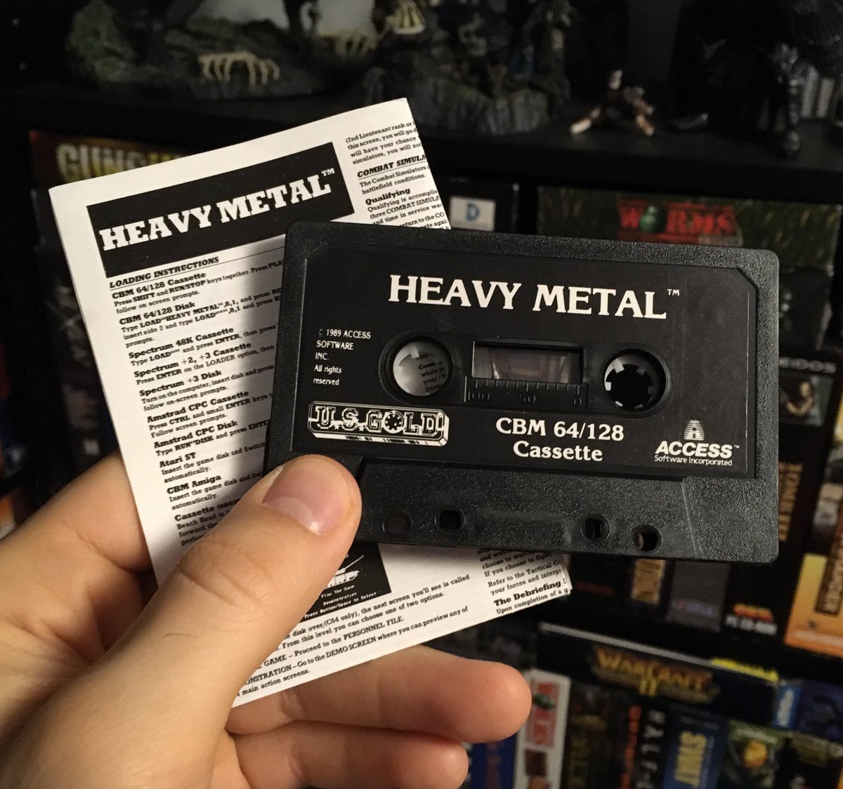 UnboxingHands's tweet photo. This multi-genre military action game puts player in the seat of tactical commander of mechanized forces.
#retrogaming #retrogames #retrogamer #heavymetal #popculture #c64 #1980s #8bit #gamerguy #videogames #accesssoftware #commodore64 #gamer #gaming
https://t.co/wUHTC7qUiD https://t.co/Z2t4AsQJYH
