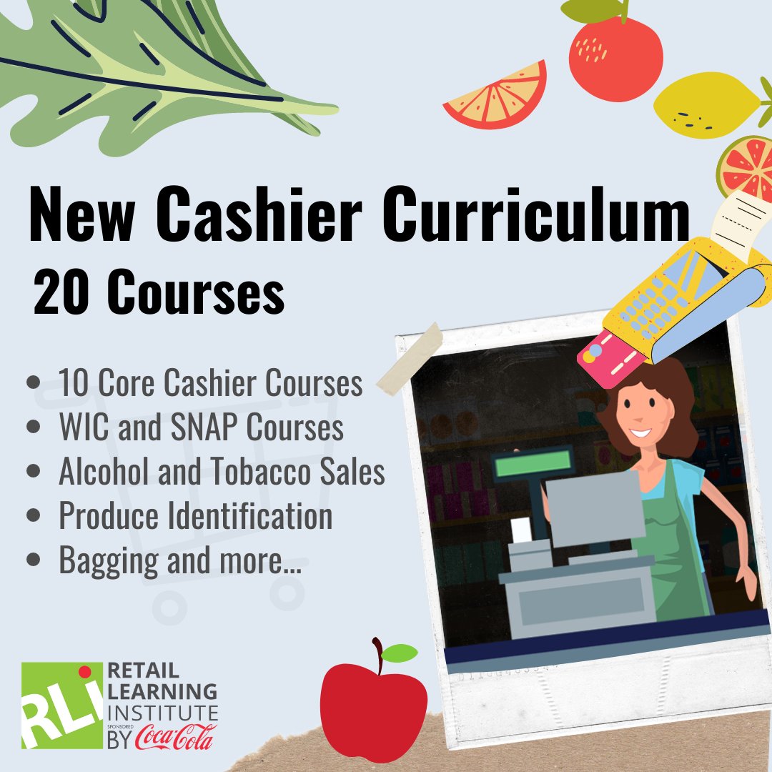 New courses alert! We have your #grocery retail online #training needs covered. 

RLI Website: buff.ly/34n1USN

Need to get signed up? We can help you with that! Head on over to our website or call 773-695-2611 or email igainstitute@igainc.com 🍎