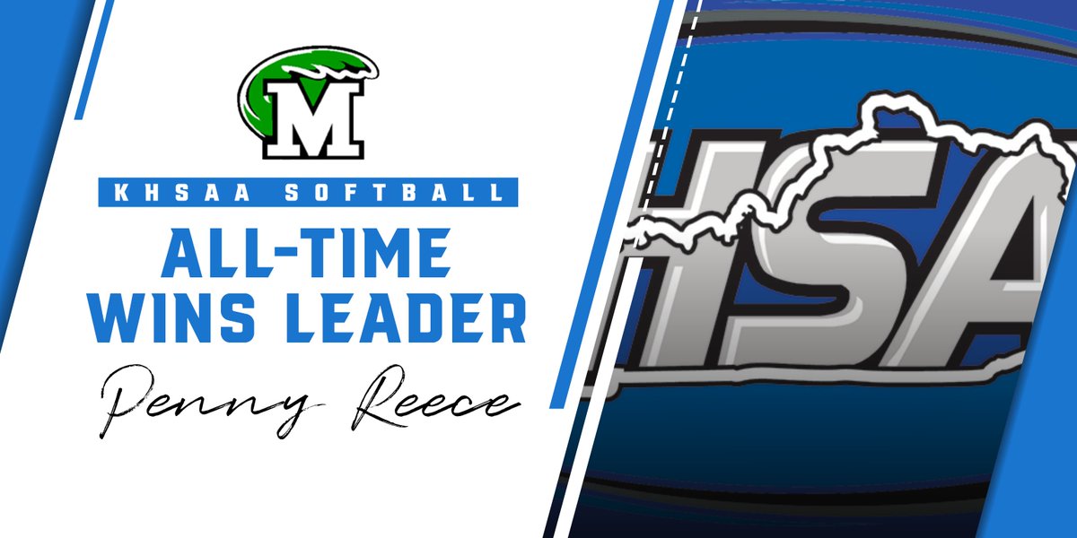 KHSAA's tweet photo. Congratulations to @MEADECOUNTYHIGH Softball Coach Penny Reece, who became the state's all-time wins leader in softball with 679 after a 5-4 win over Central Hardin last night. Reece passes former Owensboro Catholic coach George Randolph.

#khssb https://t.co/wDgRfqkyht