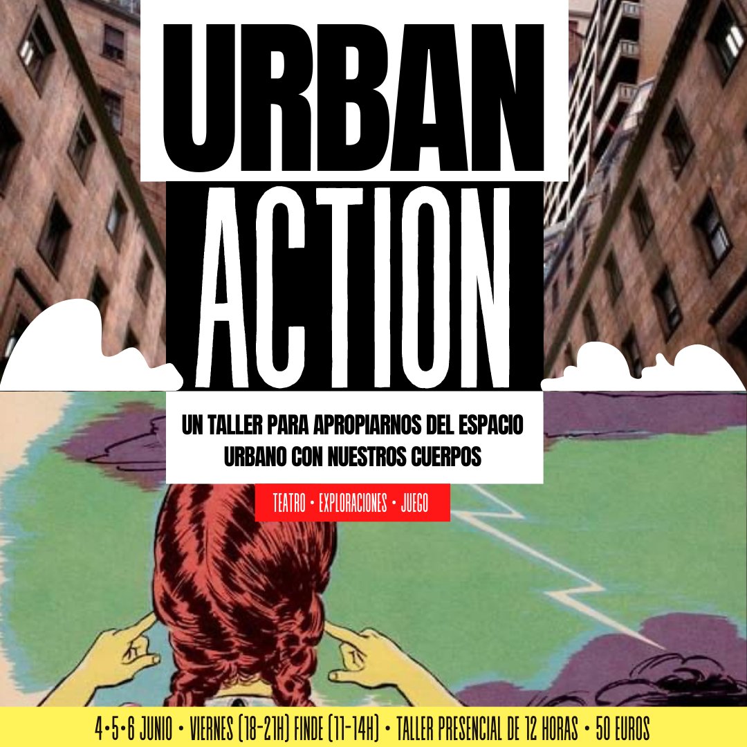 Los días 4, 5 y 6 de Junio impartiré este nuevo curso presencial. Analizaremos los límites del espacio público, el control del urbanismo sobre los cuerpos, y cómo esto influye en nuestra manera de habitar las ciudades. Más info e inscripción aquí:
andreapaz.org/formacion-2/ur…