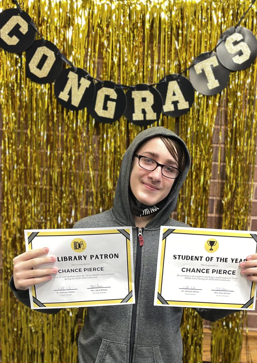 cassierosenix's tweet photo. Congratulations to the panda team students of the year...Tessa &amp; Chance! They exhibited excellence in all categories this academic year. 🎉 

#TMStrength #turner202strong @kugrad2014 @miss_silverman5 @DanFerguson13 @andrewskatie03 https://t.co/Ey84FZt8h3