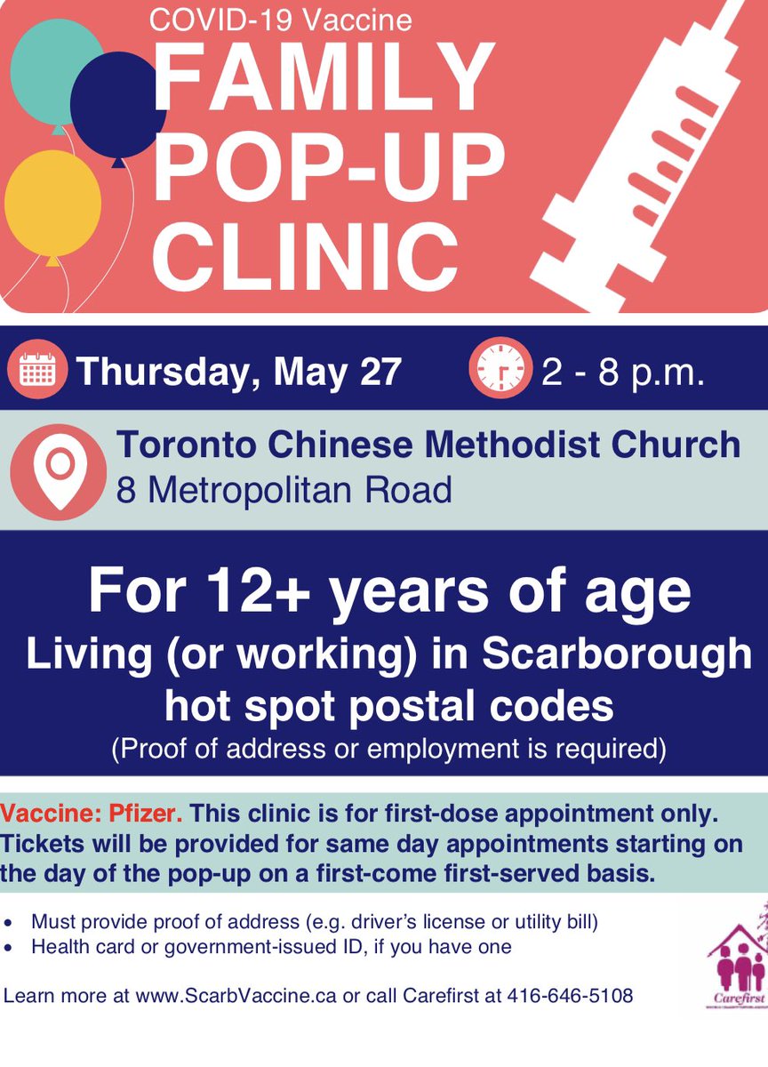 More opportunities to get vaccinated this week!