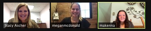 CedarValleyWest's tweet photo. This morning I was able to participate in a career conversation centered around Ag Marketing with @DNHCSD alum Megan and @APFalcons alum MaKenna. Thank you both for your time and conversation! @CornerPostMktg #CVWbeInvolved https://t.co/mMWoGRGBe9