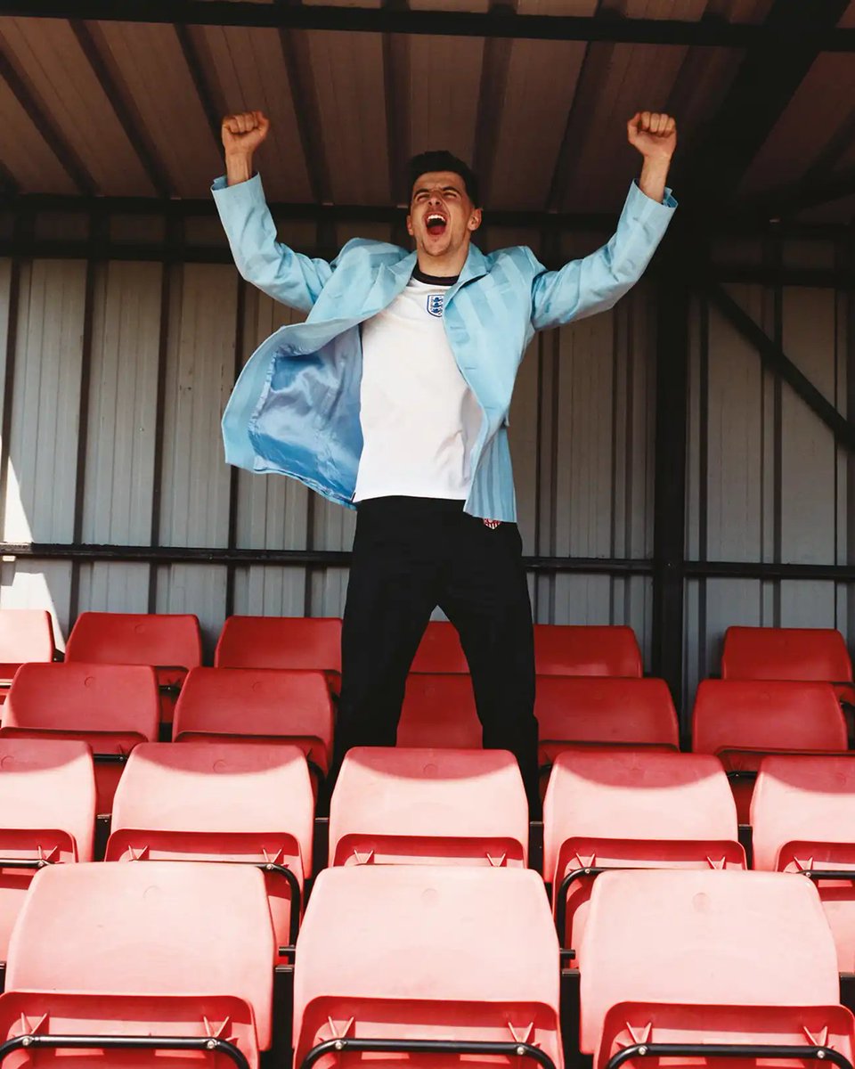 Martine Rose reinvents the England shirt in tribute to “The Lost Lionesses” of 1971.

The shirt is dedicated to the team that played at the unofficial women’s World Cup in Mexico that prompted the FA to overturn a 50-year ban on women’s football.

MORE: bit.ly/2Tjh2i0