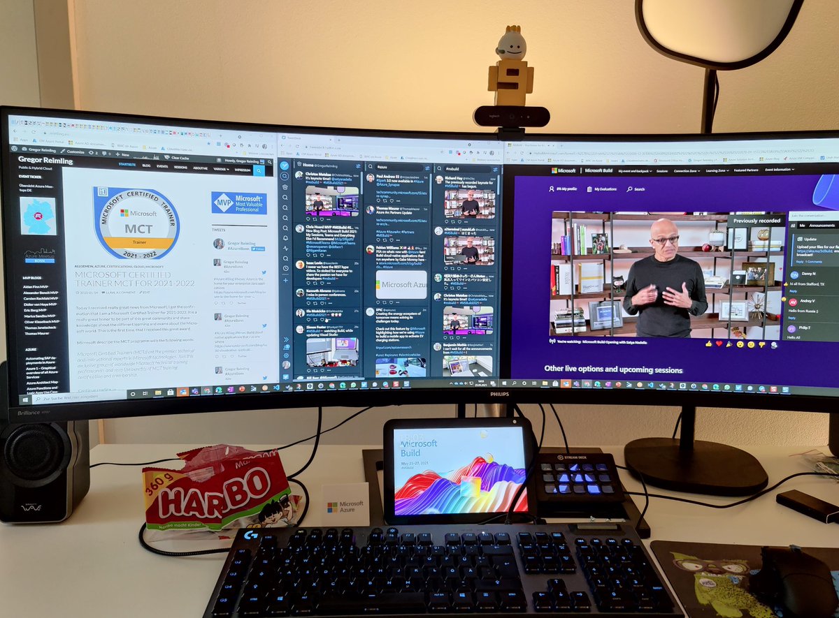 GregorReimling's tweet image. And let&apos;s go, diving into #MSBuild2021 😀