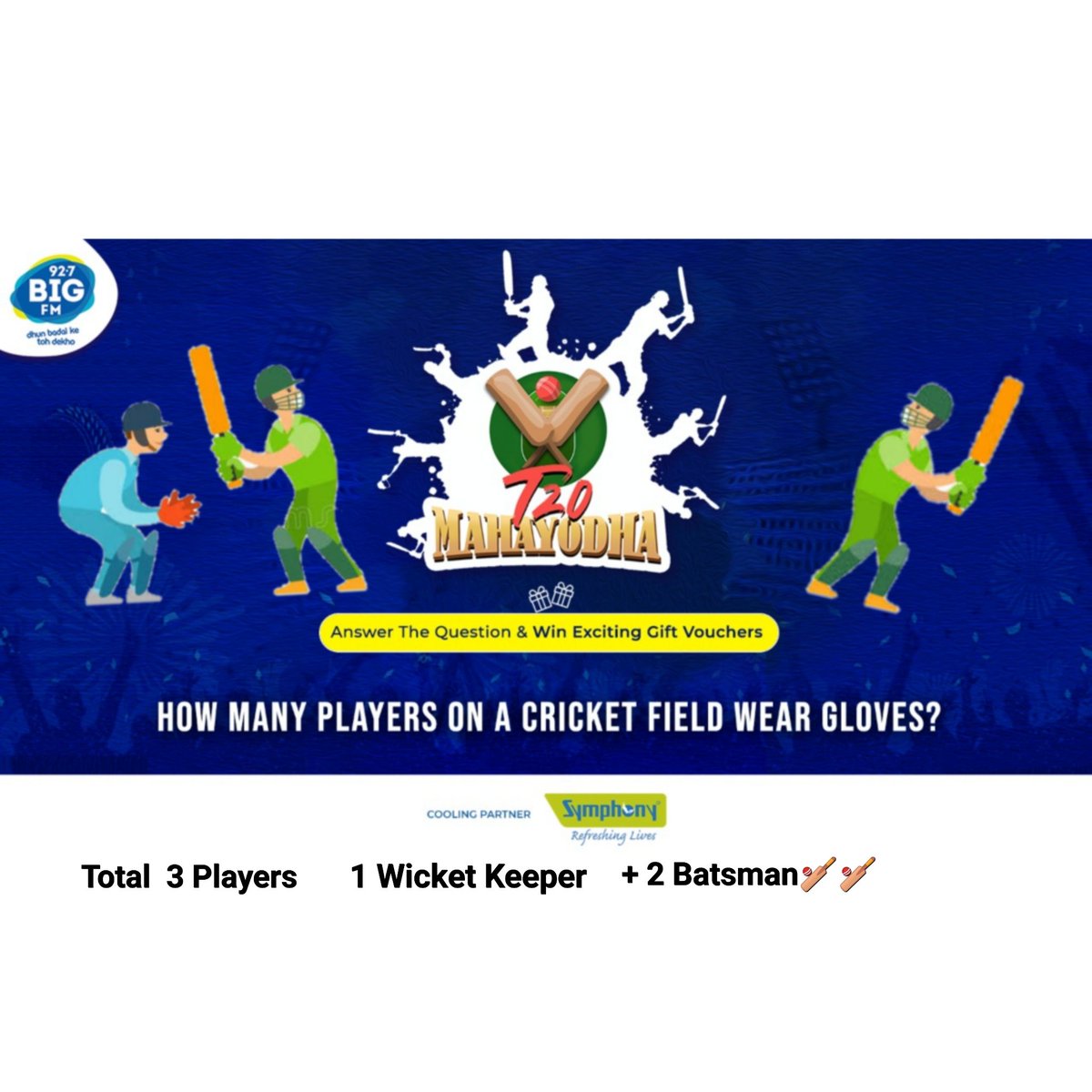 Rohanrm2013's tweet image. Total  3 players  -  1 Wicket Keeper + 2 Batsman 🏏🏏🏏

 #contestaleart #contest #giveaway. 

@Indian_Contests 

Join
@MayurRambade
@Swapnil24246334 
@blessedkamal 
@parsekar_rohan 
@RohanParsekar2