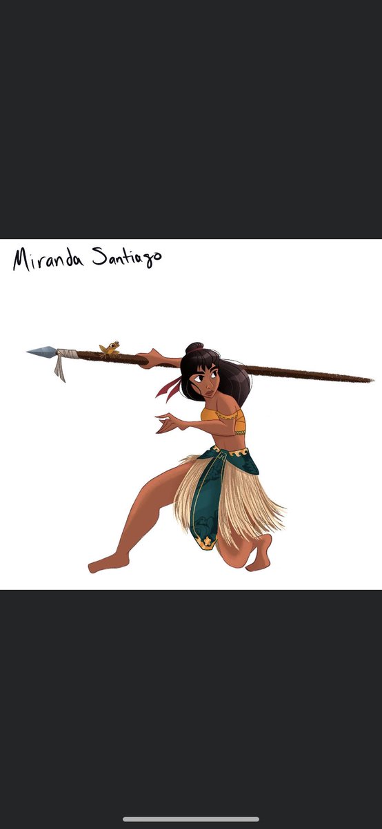 Lizzytrizzy's tweet photo. 🇵🇷 Miranda Santiago created an animated character to represent the Puerto Rican culture and made an idea of a Taino/PR Princess ♥️ @disneyplus  SOMEONE HIRE HER AND MAKE THIS HAPPEN. THIS IS BEAUTIFUL AND I WOULD LOVE TO SEE THIS. https://t.co/POsV1Q2jpv
