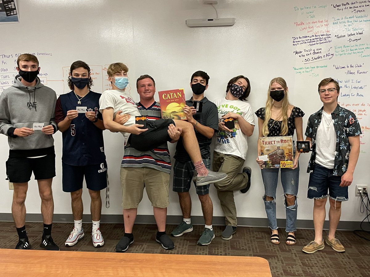 treeshKatie's tweet photo. Thank you @JAofNorthernIN and @GarrettStBank for sponsoring our Honors Econ tournament prizes! Students played JA Titan, which is an online business simulation game that they have been practicing all semester. @GKBDistrict @GarrettPositive https://t.co/DOF9MWEUuH