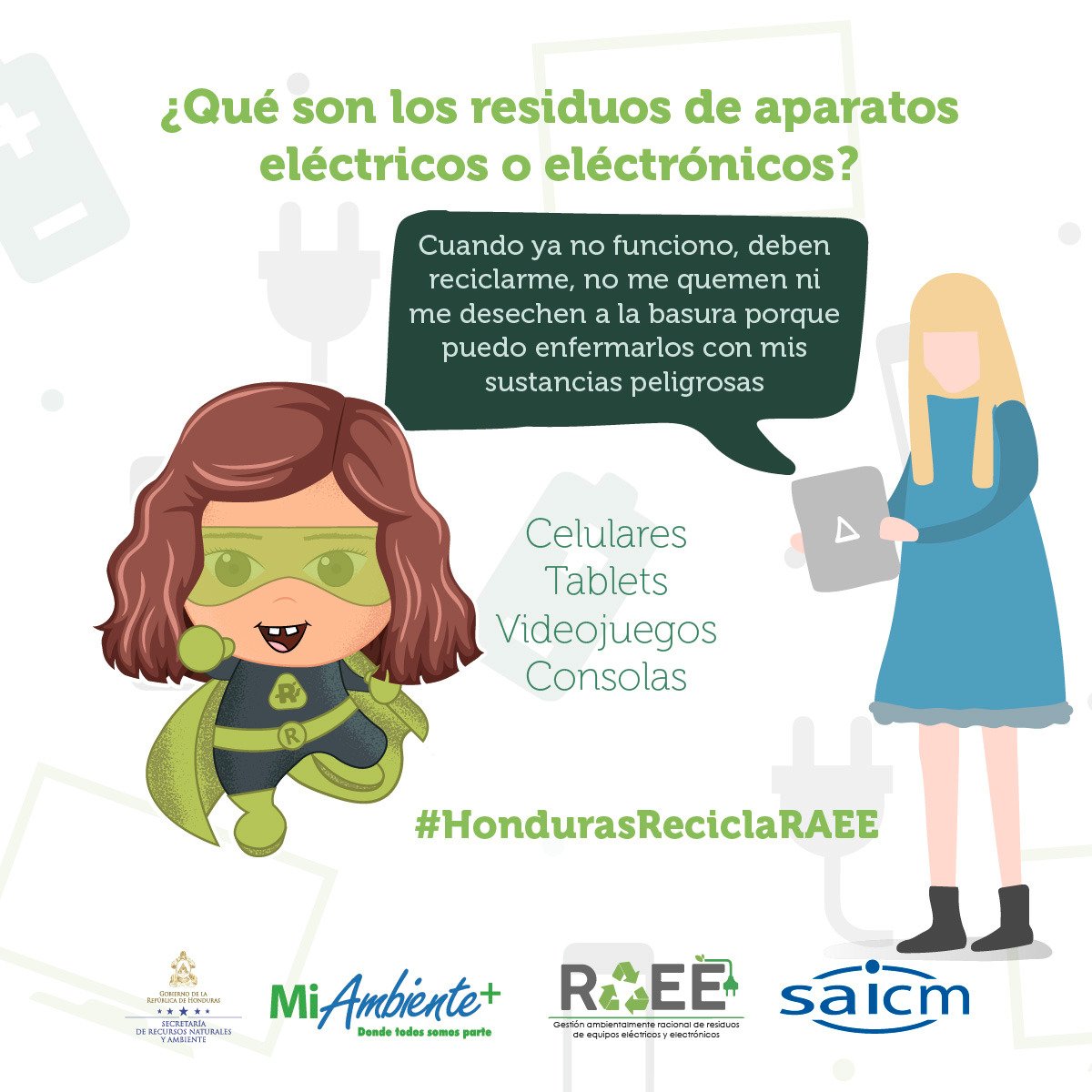 La gran cantidad de aparatos tecnológicos que utilizamos hoy en día supone, a su vez, la generación de muchos residuos, tanto derivados del proceso de producción como al final de su vida útil.

#RAEEChallenge
#HondurasReciclaRAEE