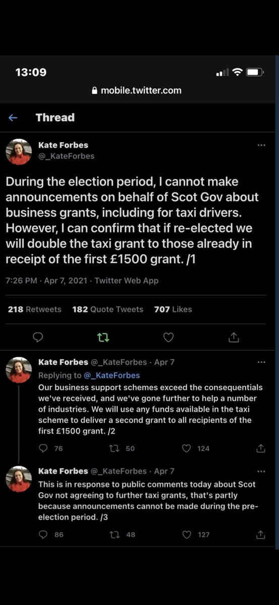GBR_1707's tweet photo. @_KateForbes @SusaninLangside Are you not deeply concerned about not helping Scotland’s taxi drivers especially with your FALSE PROMISE https://t.co/WuwNeXkDDP