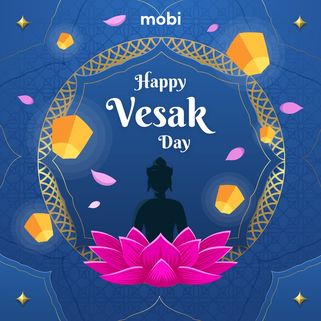 Mobiversa's tweet photo. Wishing you Peace & Happiness on Vesak Day and Always...
#gomobi #staysafe #VesakDay https://t.co/EjCqp0IIYt