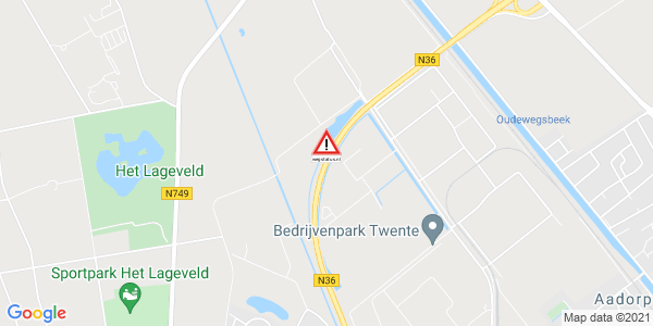 Melding ongeval Wierden-Noord