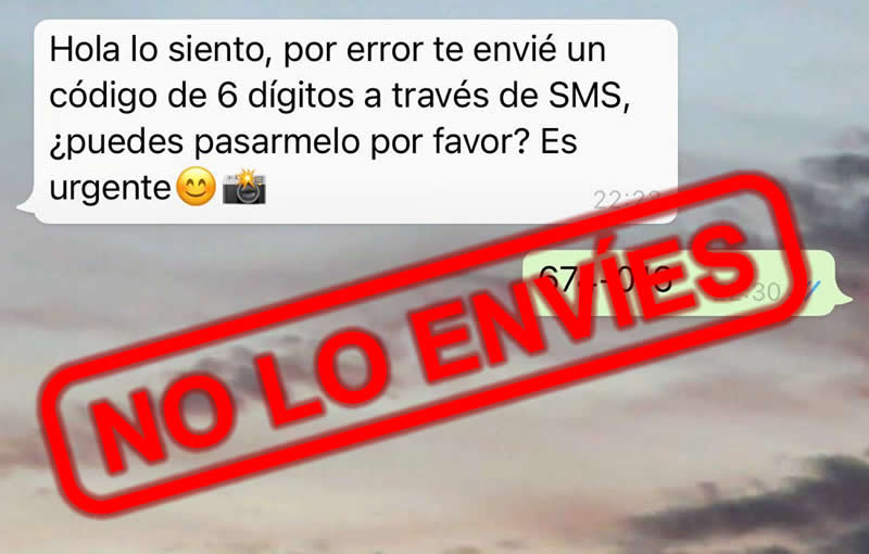 El engaño en Whatsapp del código de 6 dígitos por error. Qué hacer y cómo solucionarlo hijosdigitales.es/.../el-engano-…
Qué podemos hacer para prevenir y solucionar el engaño que nos roba la cuenta de Whatsapp mediante un código de 6 dígitos