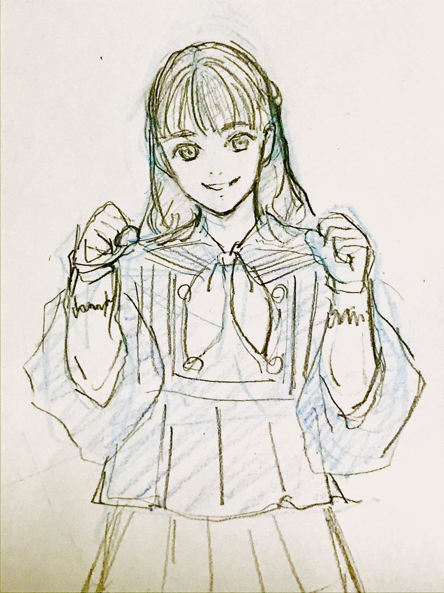 今更ながら Out Of The Blue の衣装めっちゃ好き 乃木坂46 グレコのイラスト