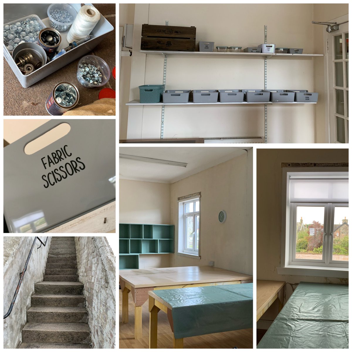 jengupholstery's tweet photo. ⭐️sneak peek⭐️ The new space for classes!! It’s so very exciting and looking amazing🤩I’m feeling very lucky to be taking on this great space above Deeside diy supplies Kirkcudbright. Thankyou so much  my lovely friends Sara &amp; Ronnie for all you ve done to make it possible https://t.co/fCkhk16RrB
