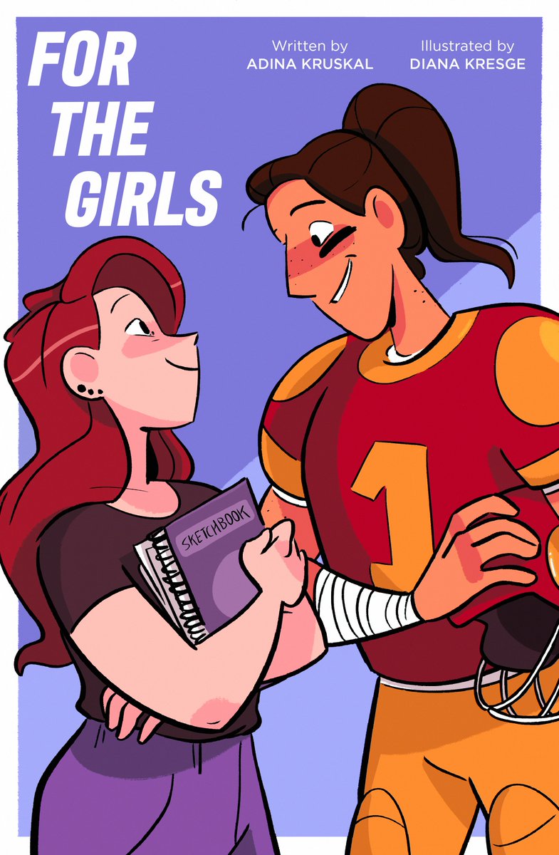 Today's the day- our short sports/romance comic For the Girls is available on gumroad now! Here's a sneak peak at page 1 👀🏈✨
https://t.co/1kmhKaVdkP