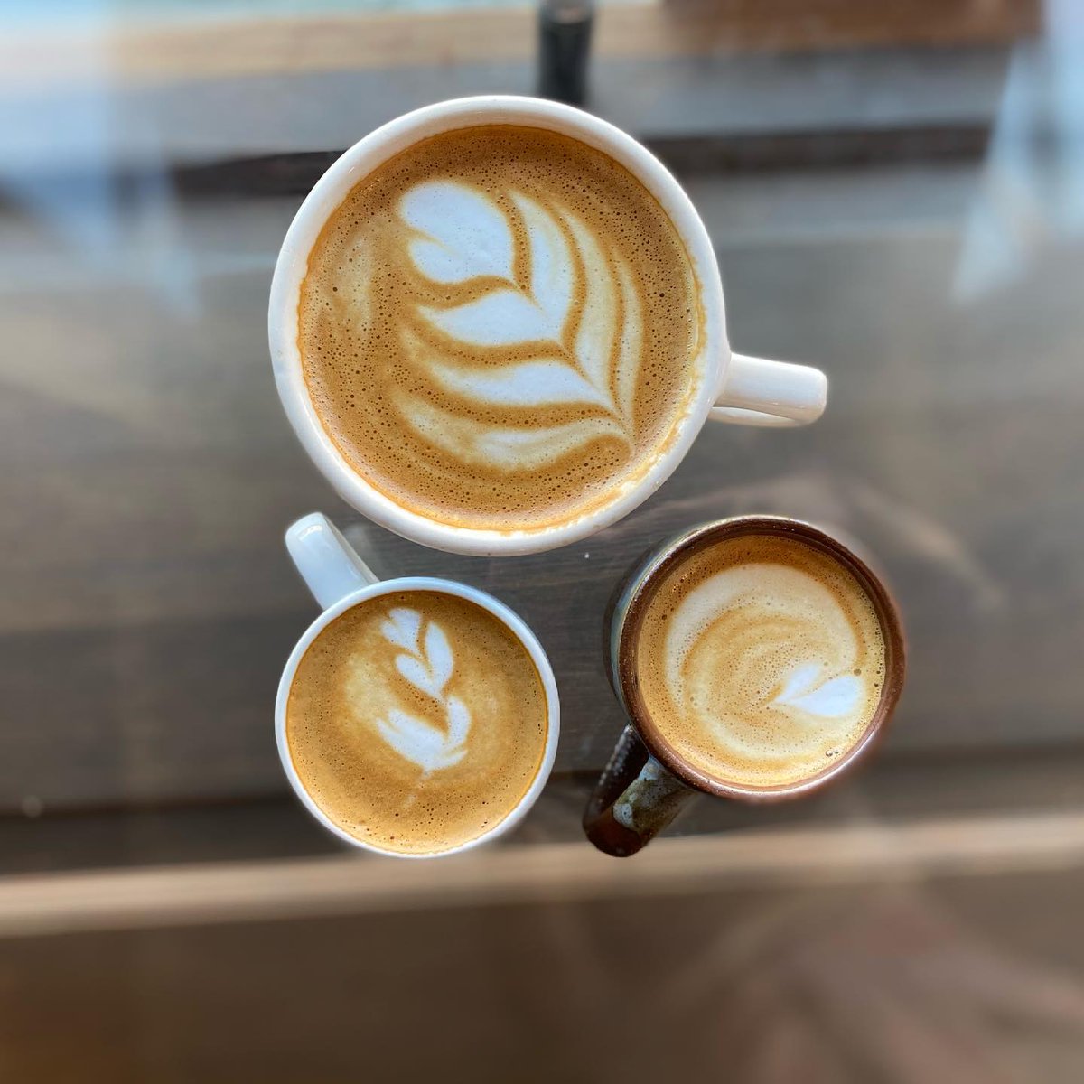 MainStreetIndep's tweet photo. What is a gaggle of tiny lattes ? Asking for a friend. https://t.co/uthG91xkEj