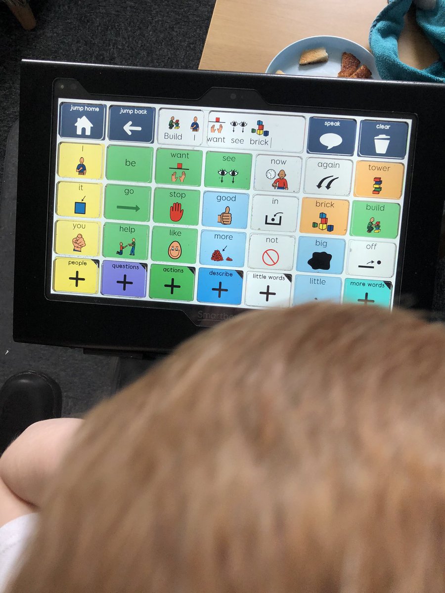 This little superstar was making some fabulous sentences in his speech and language session this morning! When I asked him if he wanted to eat his toast, he told me he wanted to see the tub of bricks I had with me! We are both getting to grips with SuperCore now 😂 #mySLTday