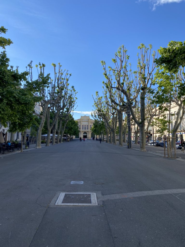 valentin10's tweet photo. Les Allées Paul Riquet and the Municipal Theater of the city of Béziers, south of France.  Always a pleasure to walk there, especially outside the tourist season.

#allees #theatre #Beziers #France #PaulRiquet #soleil #municipal #theater #way #sun #promenade #saison #touristique https://t.co/Ik8lKjUuS1
