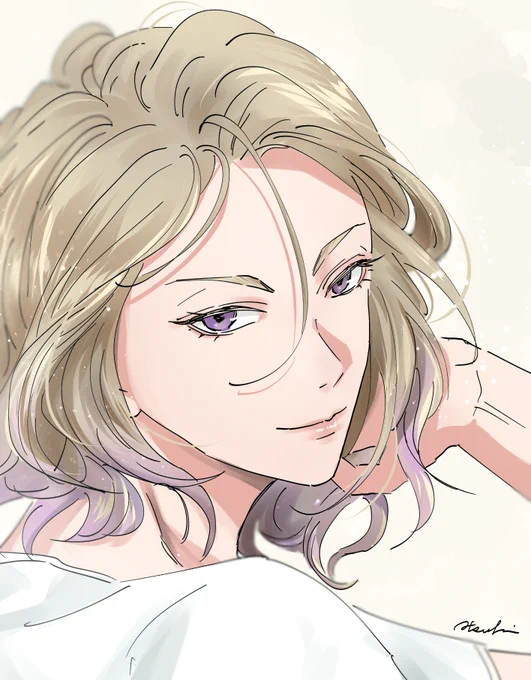 ヴィ様、無造作ヘアのスタイリング動画配信してくれ…。
「このワックスが艶感が出ていいのよね。どうかしら」って色んな角度から完成形を見せて……… 