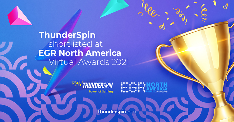 ThunderSpin_'s tweet photo. ⚡⚡⚡ThunderSpin shortlisted 🏆 at EGR North America Awards 2021 in 3 categories: “Best new game”, “Best product innovation”, “Casino content supplier”. 😎 Details: https://t.co/aSNaPHU3vF #thunderspin #EGRNorthAmericaAwards https://t.co/94Mu4BH3no