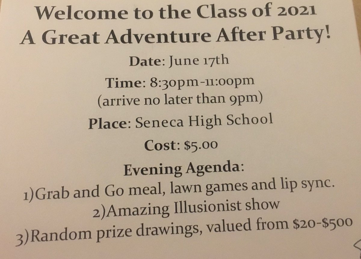 Seneca High School tweet media