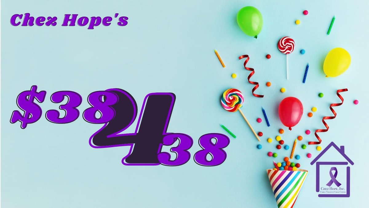 ChezHopeInc's tweet photo. We are celebrating 38 years of helping Survivors of Domestic Violence! Join us by donating $38!
https://t.co/yI2ieCWHsk https://t.co/Sy2bSs2Tdh