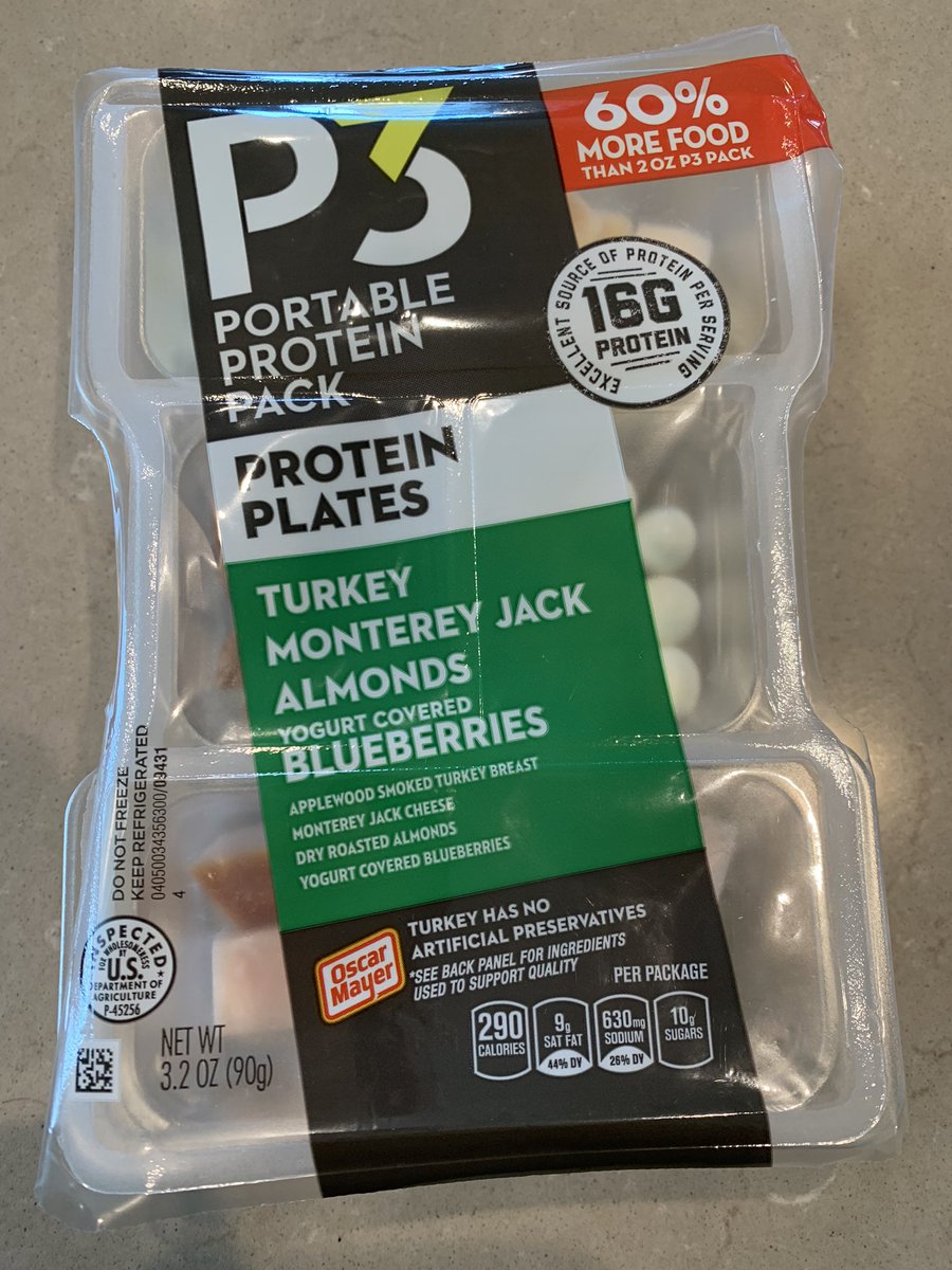 Inthehenhouse68's tweet photo. @oscarmayer First time trying the P3 Portable Protein Pack Protein Plates; not bad but is it normal to leave the outer portion on the turkey when the packages are assembled? https://t.co/pzijmHTJJH