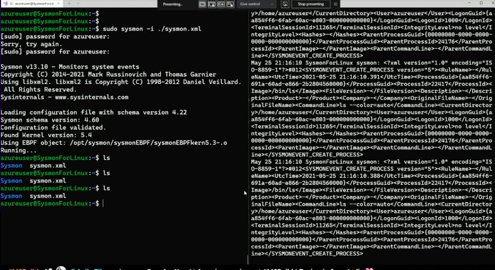 sinclairinat0r's tweet photo. ProcMon and SysMon are coming to Linux :O!

Here's a quick preview of SysMon for Linux. 

In the next month or two, there should be a preview out \o/ 

#MSBuild #DevMC https://t.co/Degtr0FwQc