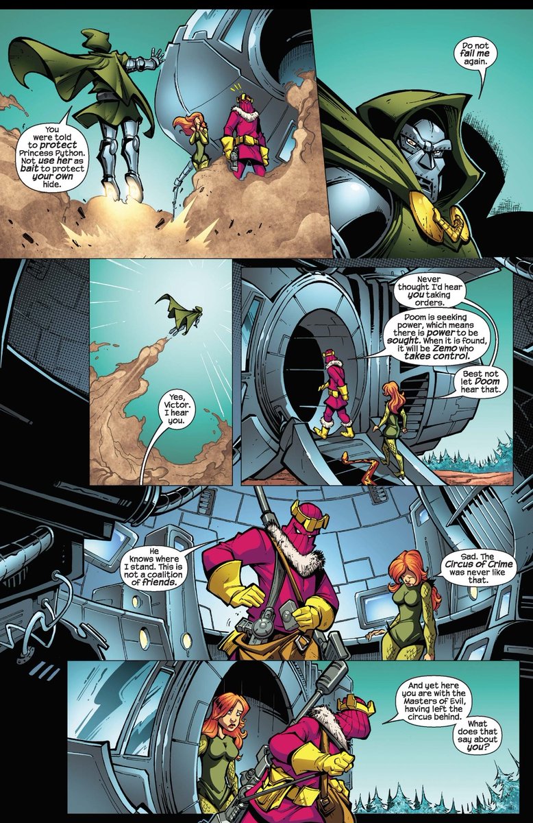 ViktorVonZoom's tweet photo. Marvel: Edgelord Edition
#DoctorDoom #SpiderMan #SuperiorpiderMan #MoonKnight #BaronZemo #Sauron #PrincessPython #Comics https://t.co/Z1FSMfo5xS