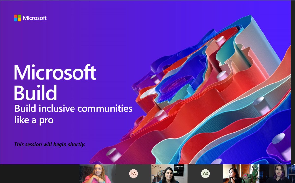 meliss_houghton's tweet photo. About to kick off our #TableTopic about inclusive communities at #MSBuild! @AnaInesUrrutia @CxPCathy
Join us ๐
https://t.co/MDxVev0wW0 https://t.co/BV7cEwRf78
