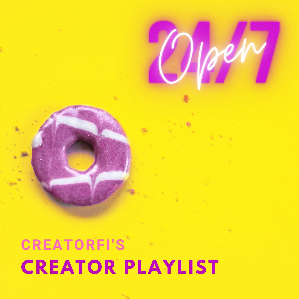 creatorfi's tweet image. Have already had a bunch of DOPE artists submit their tracks. Amazing the diversity this playlist will have. Be sure to follow CreatorFi on #Spotify and DM your submissions!!! 

#playlist #SpotifyPlaylist #creators #artists #music #newmusic #TuesdayFeeling #Applemusic #twitch