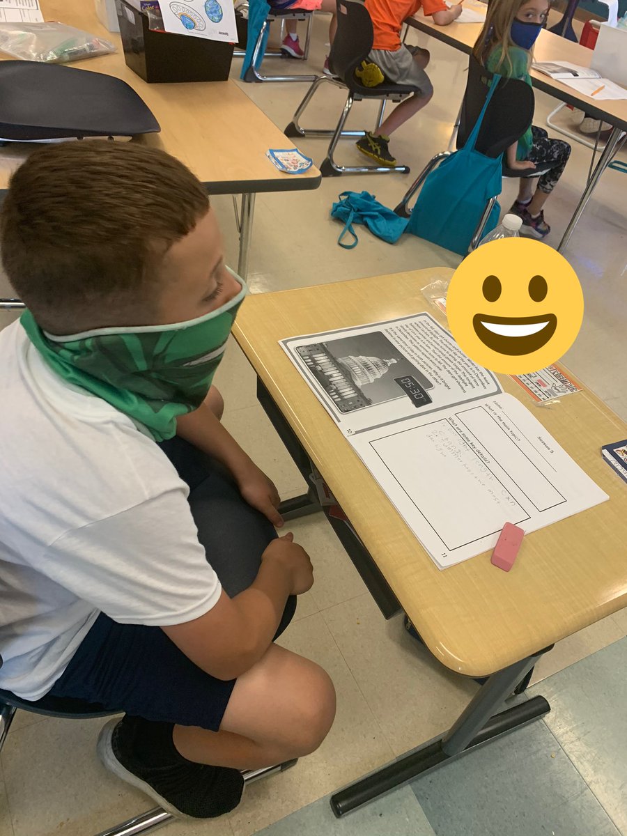 We’ve been working hard to identify the main topic and key details of information texts. Today’s text was all about patterns of the sun during different times of the year. ☀️✏️