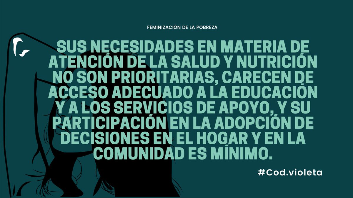VioletaCodigo's tweet photo. ¿Sabias Qué ? 🚺 En todo el mundo🌍, las mujeres ganan como promedio un poco más del 50% de lo que ganan los hombres. 
•
•
#mujeres #pobreza #carrusel #feminizaciondelapobreza #pobreza https://t.co/0r5Rplg6cL