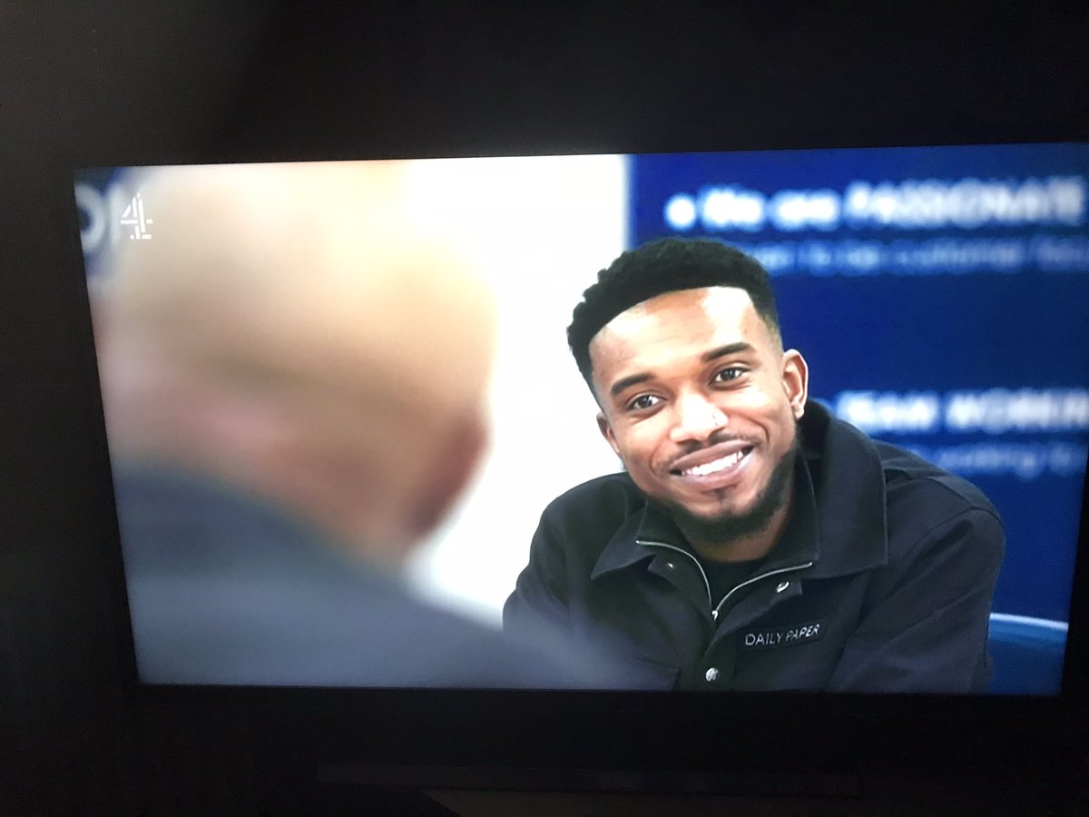 Buzzing for @drntnk and Team @Trimit_app to be on @Channel4 The Money Maker right now. I had the pleasure of supporting Darren in birthing the company on the @StartUp_Sussex programme. This is Darren’s face when @EricDCollins says that he’s set up a meeting with @Uber #MoneyMaker