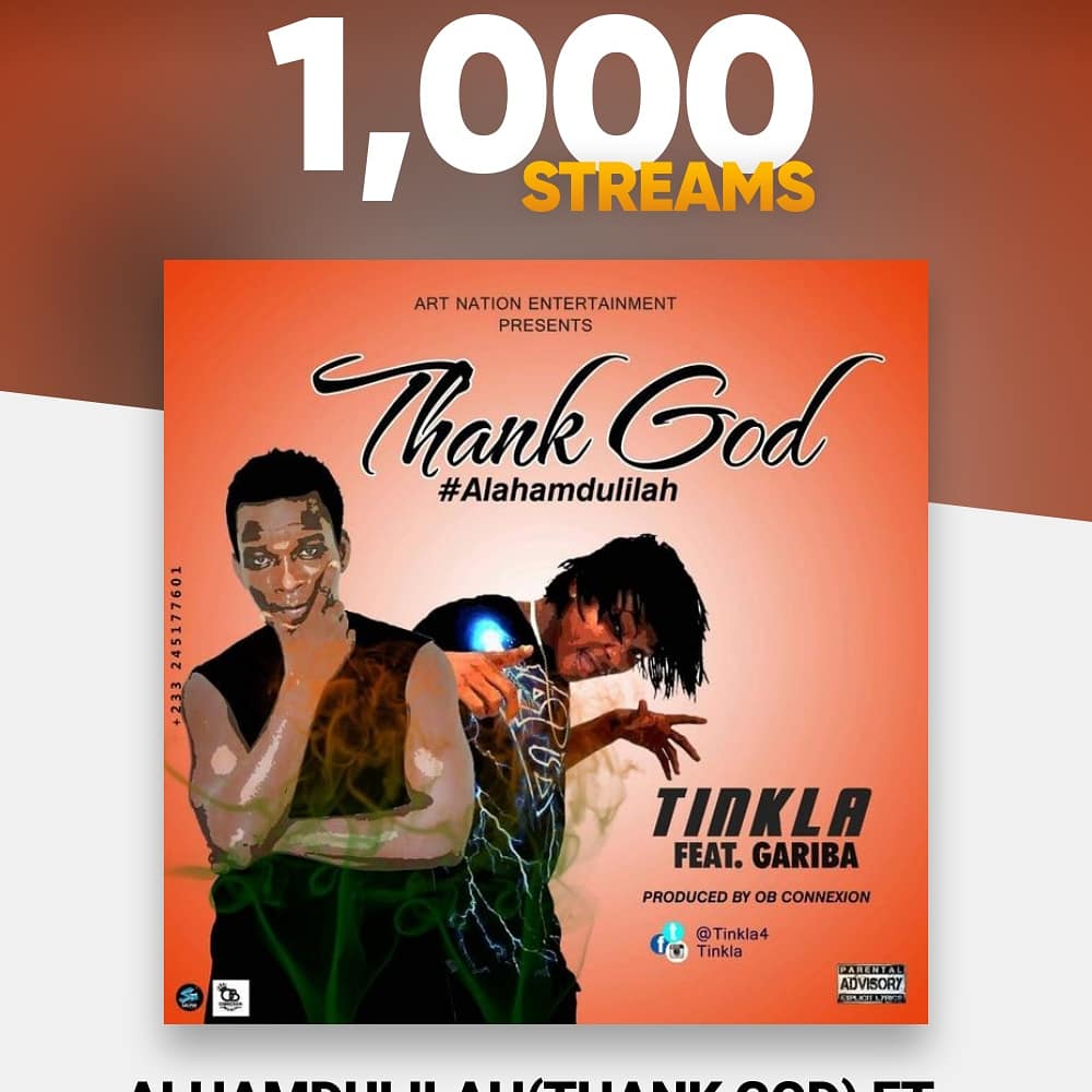 Tinkla99's tweet photo. @IamGariba we hit 1,000 🙌🔥we still rolling on..InchaAllah 💪
WE WILL WORK ON THE VISUAL SOON📹🎥📷
Thanks for showering ya Blessing on this tune as well 🎧✅
#Qwaraptz #99Family #OBconnexionMusic #born2bealbum https://t.co/UjtXemXXx3
