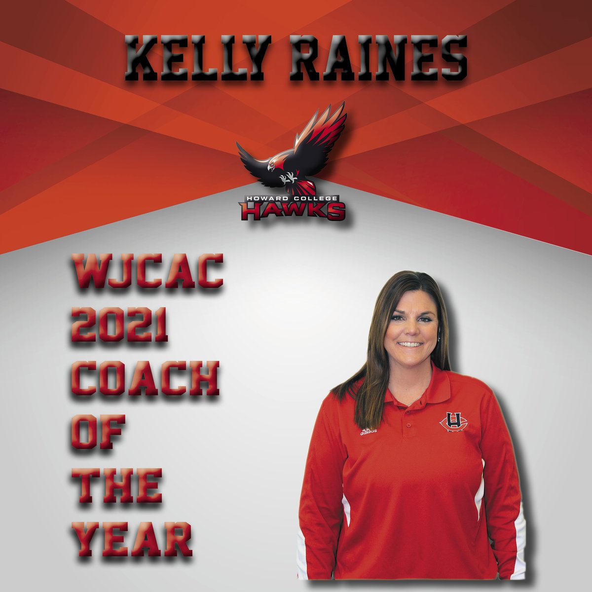 Howard College Hawks (@hchawks) on Twitter photo Once again, our <a href="/HowardSoftball/">Howard Softball</a> leader gets the recognition she deserves! Congrats to Coach Raines being named WJCAC Coach of the Year! 💯 #hawksflytogether Once again, our <a href="/HowardSoftball/">Howard Softball</a> leader gets the recognition she deserves! Congrats to Coach Raines being named WJCAC Coach of the Year! 💯 #hawksflytogether