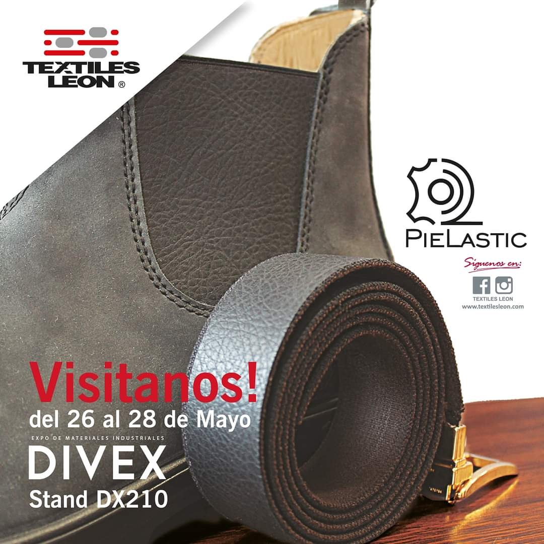 textiles_leon's tweet photo. Comenzamos mañana. Estaremos presentes en Divex, Stand DX210. Ven a conocer nuestro nuevo PIELASTIC!! #Textiles #TextilesLeón #elásticos #pielastic #divex https://t.co/QgkclX2LOt