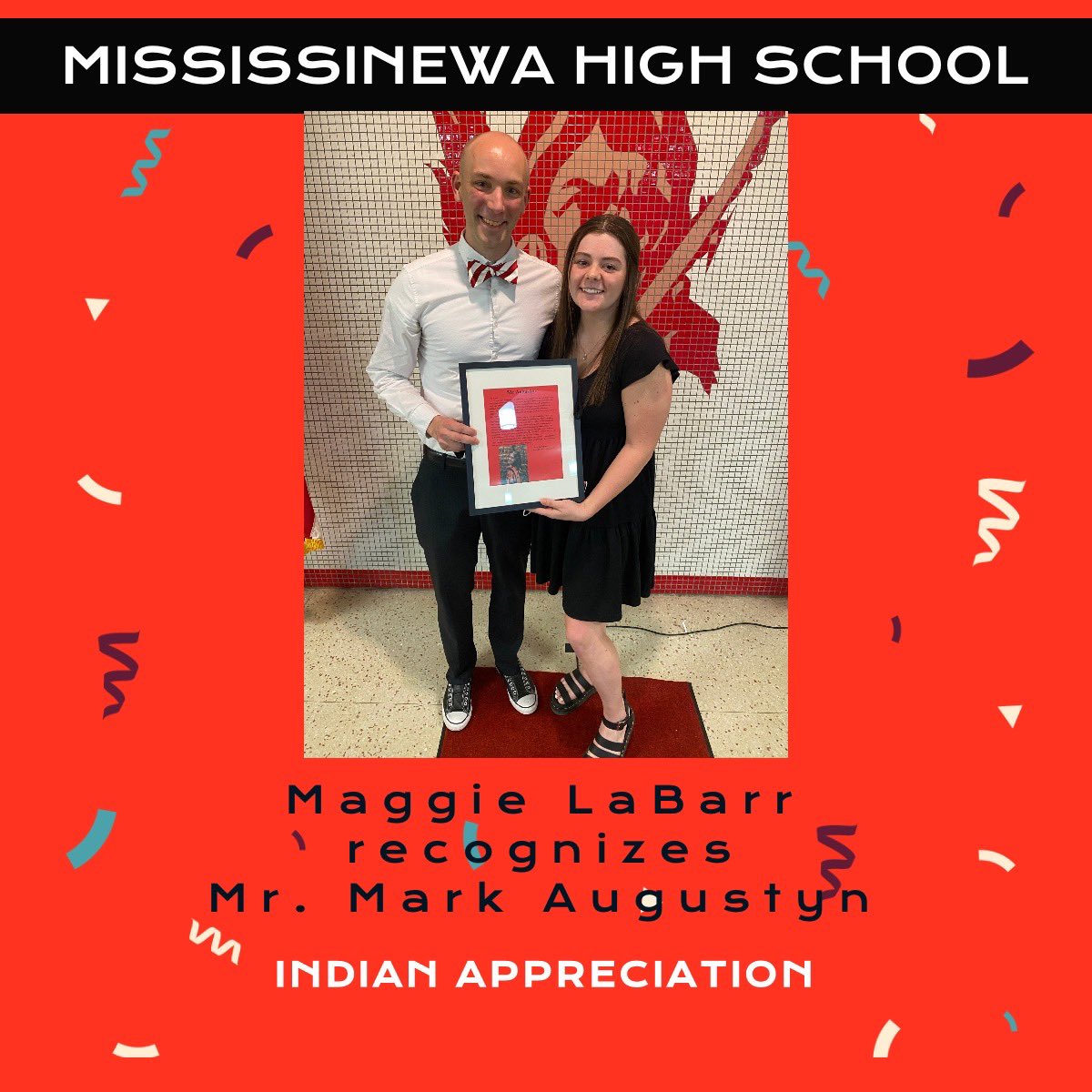 MCSCSchools's tweet photo. MCS is proud of our seniors who qualified for the Indian Appreciation Award by receiving a grade point average of 3.5 or above throughout their high school career. Each senior recognizes one person who “made a difference” in their life. #tribeofexcellence #senior2021 https://t.co/5JDxqRMx07
