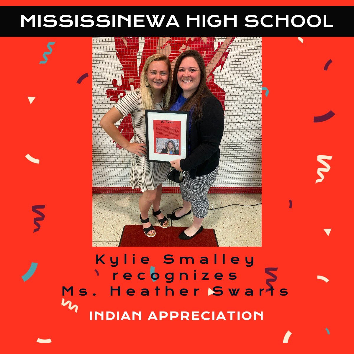 MCSCSchools's tweet photo. MCS is proud of our seniors who qualified for the Indian Appreciation Award by receiving a grade point average of 3.5 or above throughout their high school career. Each senior recognizes one person who “made a difference” in their life. #tribeofexcellence #senior2021 https://t.co/5JDxqRMx07