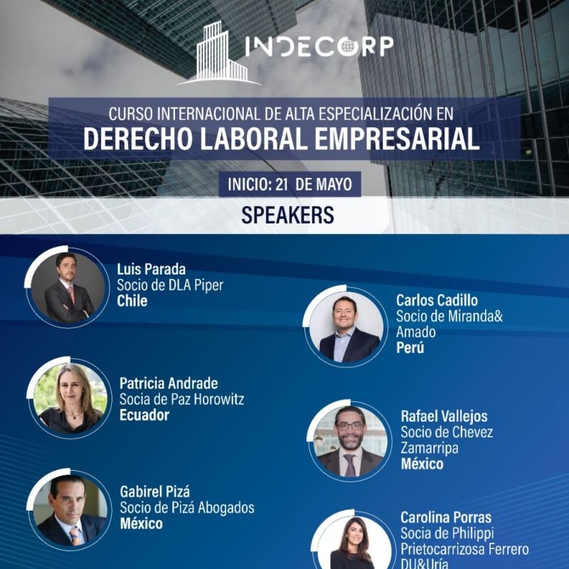 El día de hoy, nuestra socia Patricia Andrade <a href="/patiandradev/">Pati Andrade</a>  participará como expositora en el Programa de Especialización en Derecho Laboral de INDECORP con una ponencia sobre "Nuevas modalidades de trabajo: Trabajo a distancia, teletrabajo y trabajos mixtos" 

#PazHorowitz