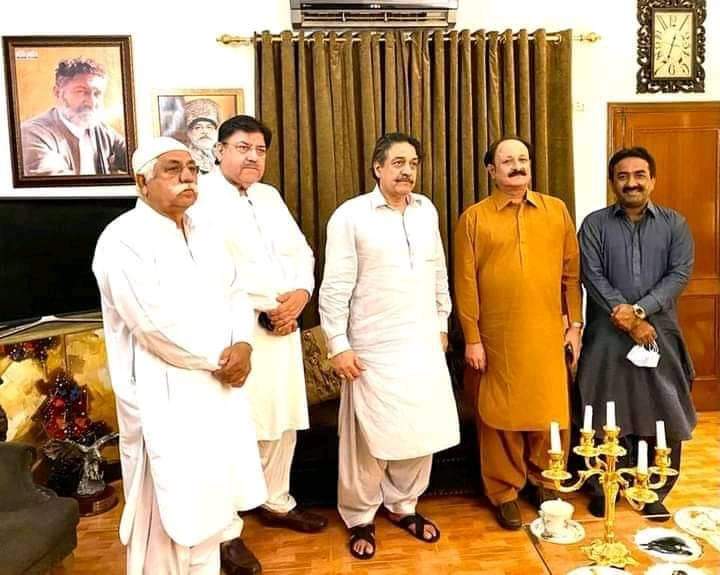 After successful political meeting.