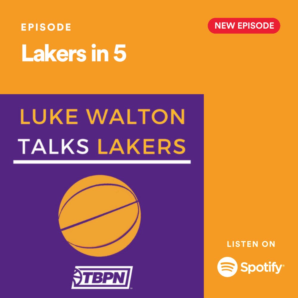 Calling it now, Lakers in 5. #TBPN #NEWPOD