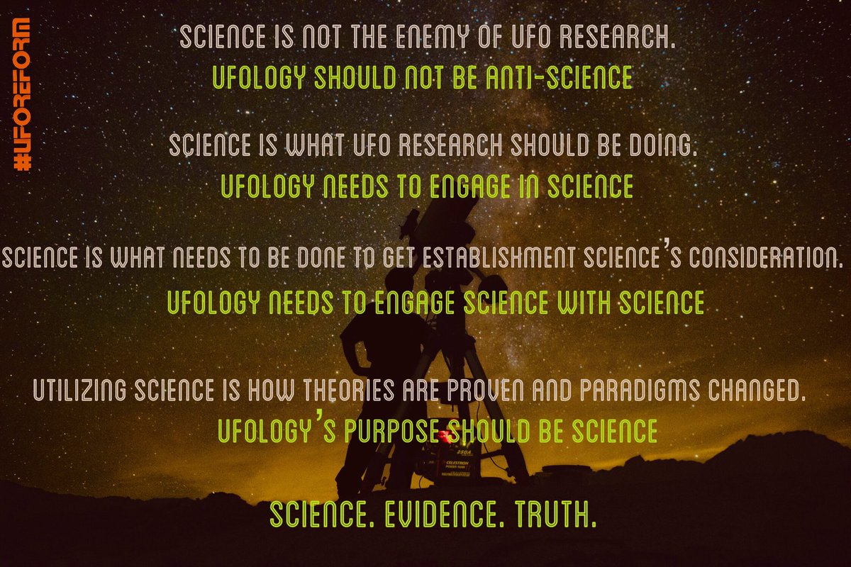 MHuntington7's tweet photo. SCIENCE. EVIDENCE. TRUTH.
#UFO #UFOs #UAP #UAPs #FlyingSaucers #TicTac #AerialAnomalies #UnknownObjects #ThePhenomenon #UAPActivism #UAPTF #Disclosure #Ufology #UAPStudies #ScientificUfology #UFOTwitter #UFOREFORM https://t.co/TNr4qe6Mwt