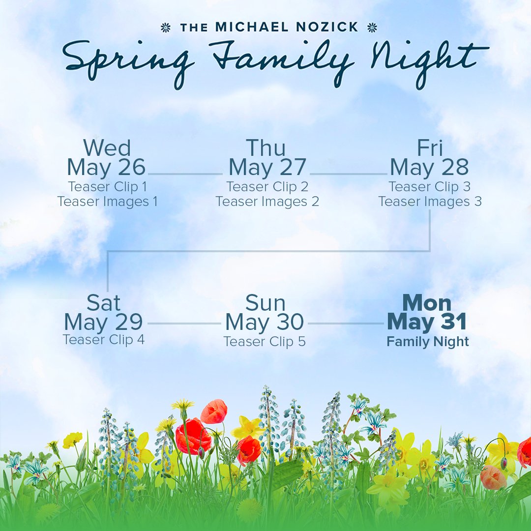 SistemaWpg's tweet photo. 🌸6 DAYS TILL OUR MICHAEL NOZICK SPRING FAMILY NIGHT!🌸

Join us as we count down the days till our virtual Family Night event on Monday, May 31 at 6:30 PM via Youtube!

Want to know what to expect leading up to the event? Make sure to keep an eye out for some teasers! 😻 https://t.co/CjgOtc14DF